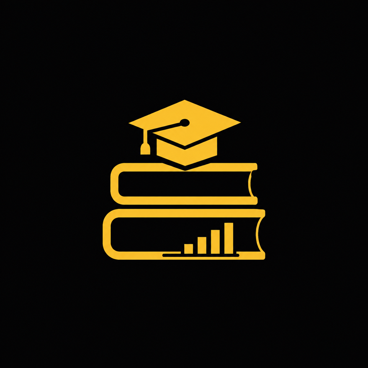 Job Learning — livres et chapeau de diplômé